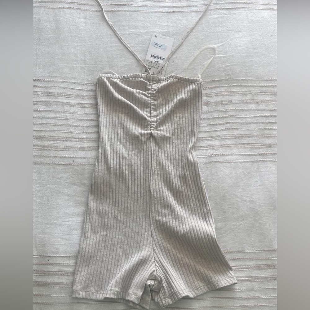 Zara cream romper size S